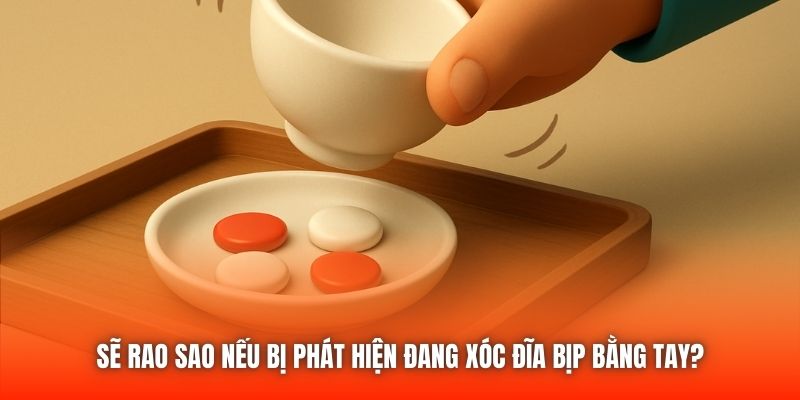 Sẽ rao sao nếu bị phát hiện đang xóc đĩa bịp bằng tay?